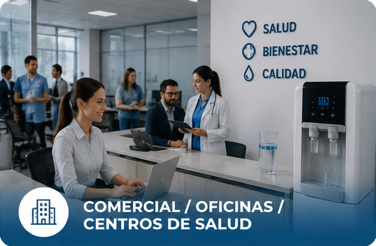 Comercial, oficinas y centros de salud
